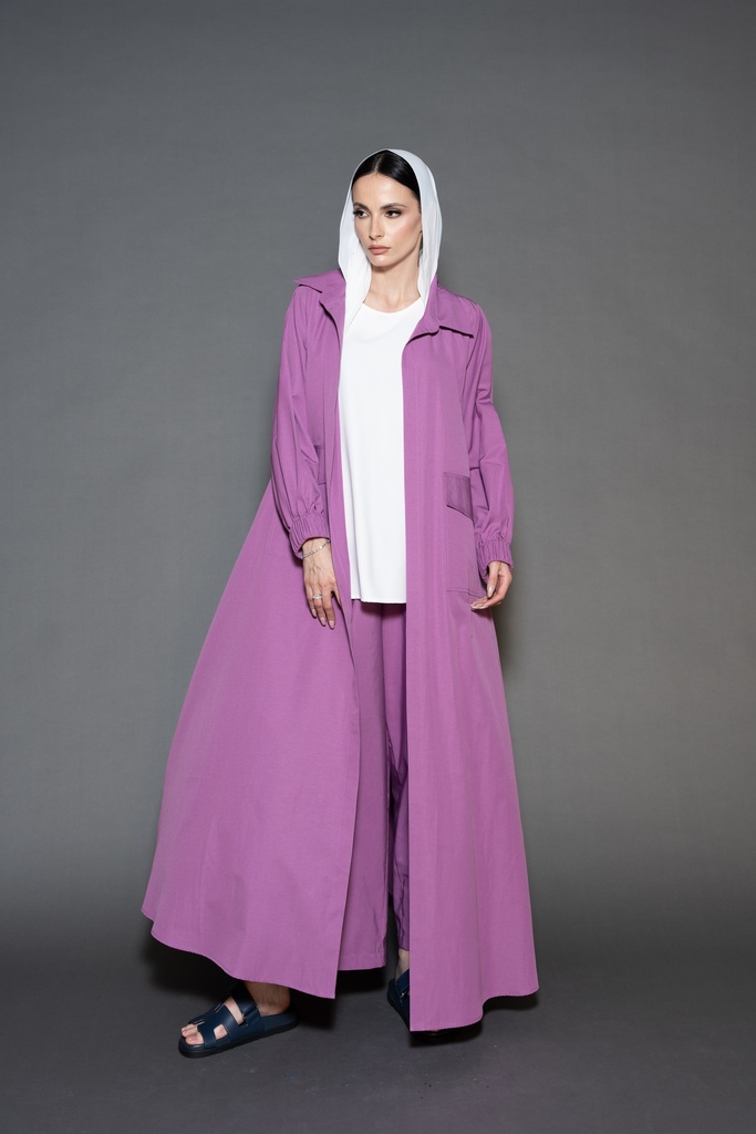 Long Jacket Set TRV Purple (01)