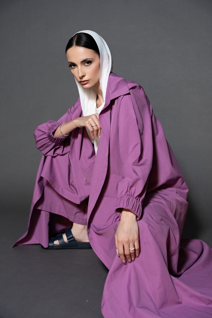 Long Jacket Set TRV Purple (01)