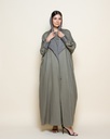 Triangle disco linen olive