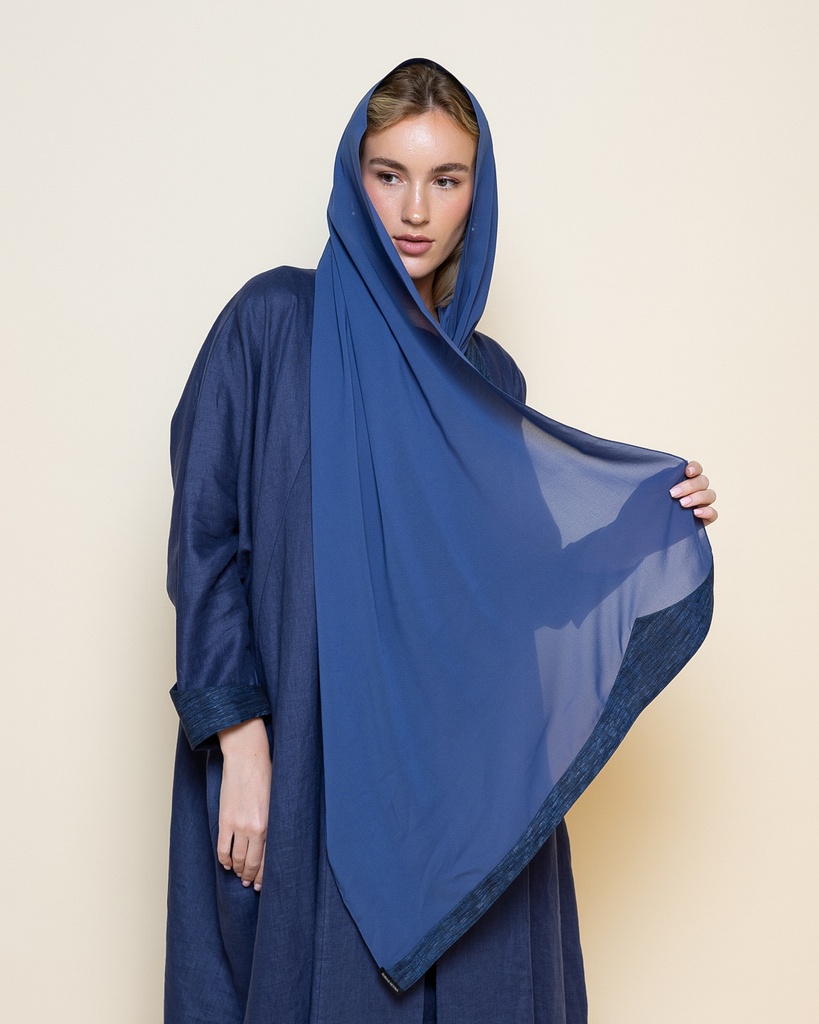 Triangle disco linen blue (1-118)