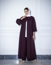 Long Jacket Set Maroon